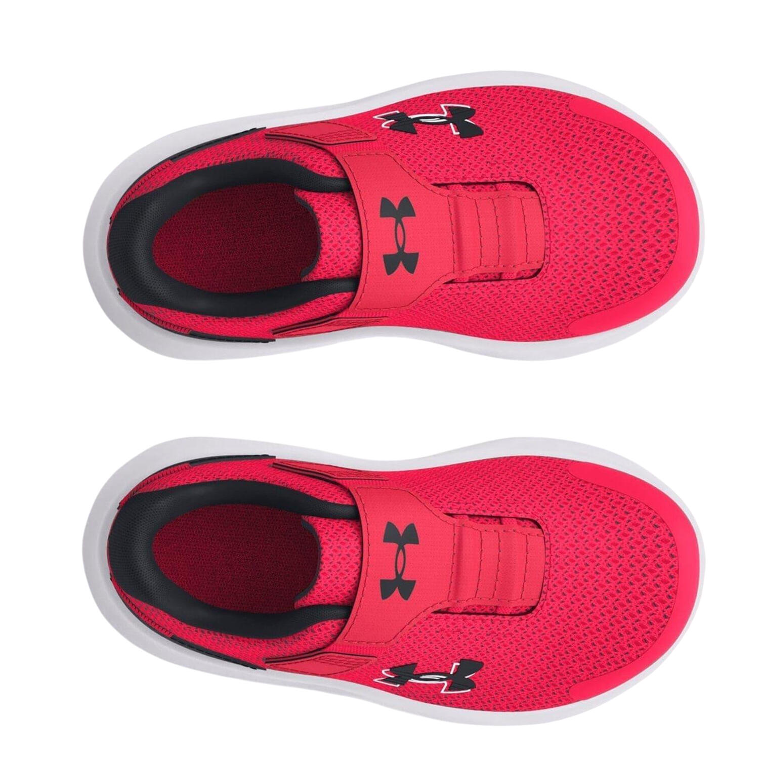 Tênis de corrida Under armour modelo 3027105-600 para crianças 3/5