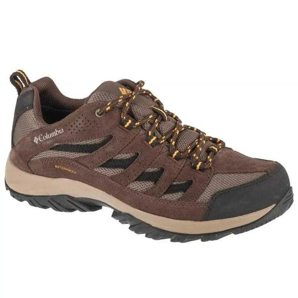 Mens Crestwood Suede Waterproof Trainers (Brown)