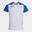 Maillot manches courtes Garçon Joma Record ii blanc bleu roi