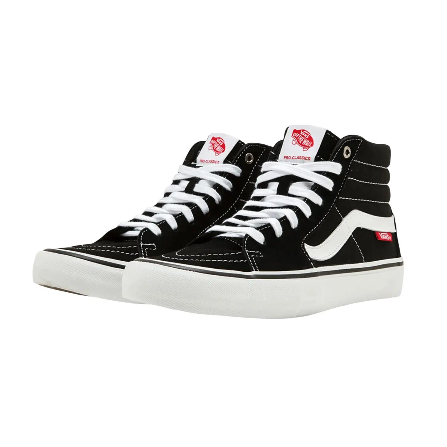 Womens/Ladies SK8Hi Canvas High Top Trainers (Black) 4/5