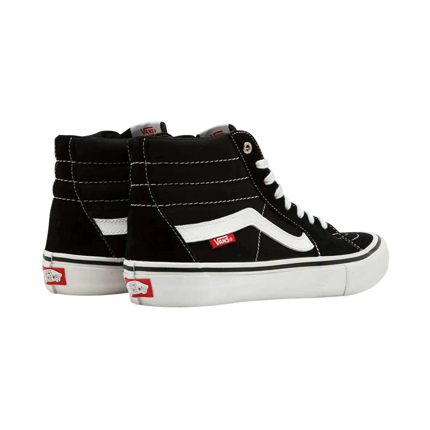 Womens/Ladies SK8Hi Canvas High Top Trainers (Black) 2/5