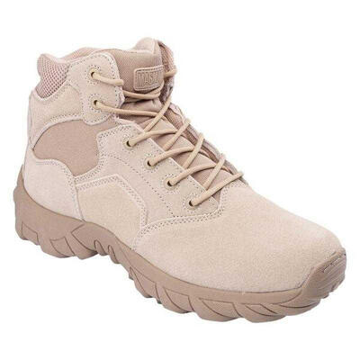 Heren 6.0 v1 susde cobra suede schoenen (beige/crème)