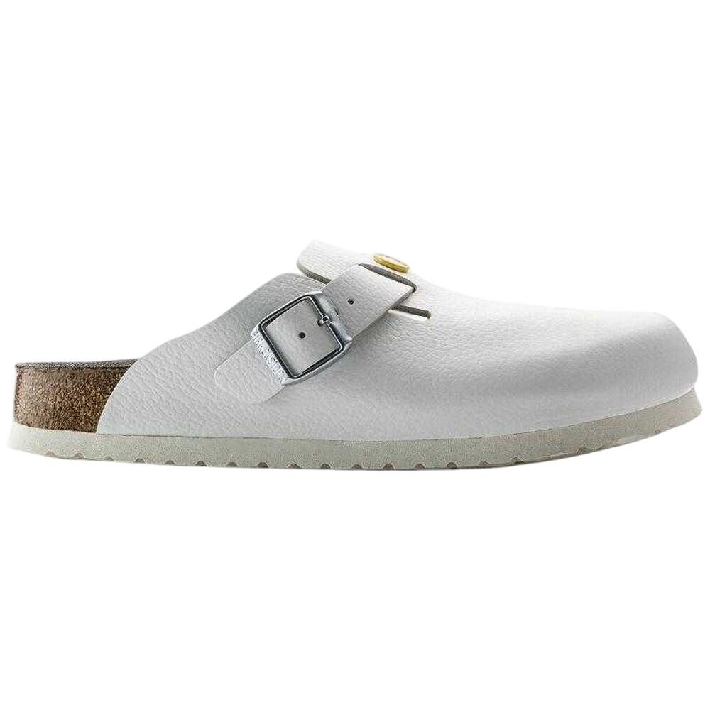 Zoccoli Pelle MedicoDonna Birkenstock Boston Bianco 2/7