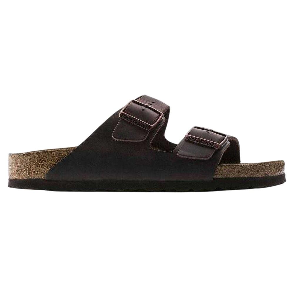Sandalias de Cuero Aceitado Arizona para Mujer Marrón 2/6