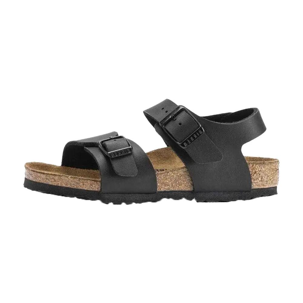 Sandali Pelle ScamosciataBambini Birkenstock New York Nero 2/5