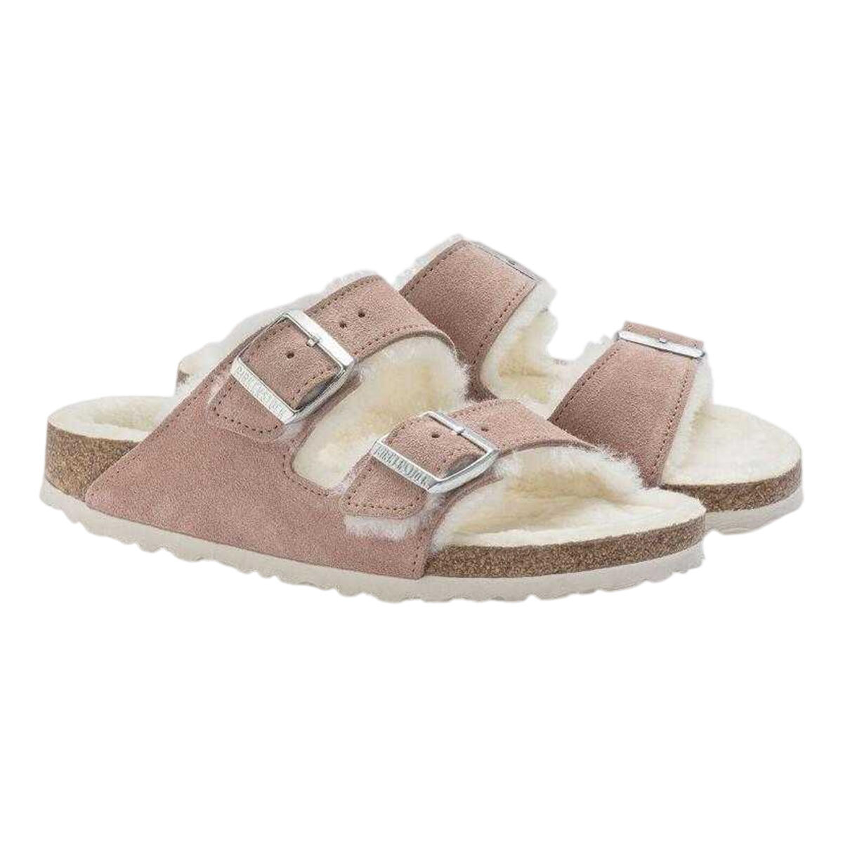 Womens/Ladies Arizona Logo Suede Sliders 4/6