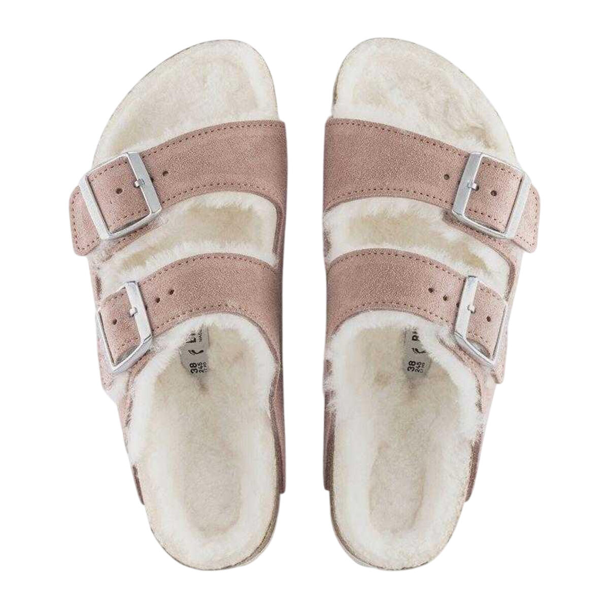 Womens/Ladies Arizona Logo Suede Sliders 3/6