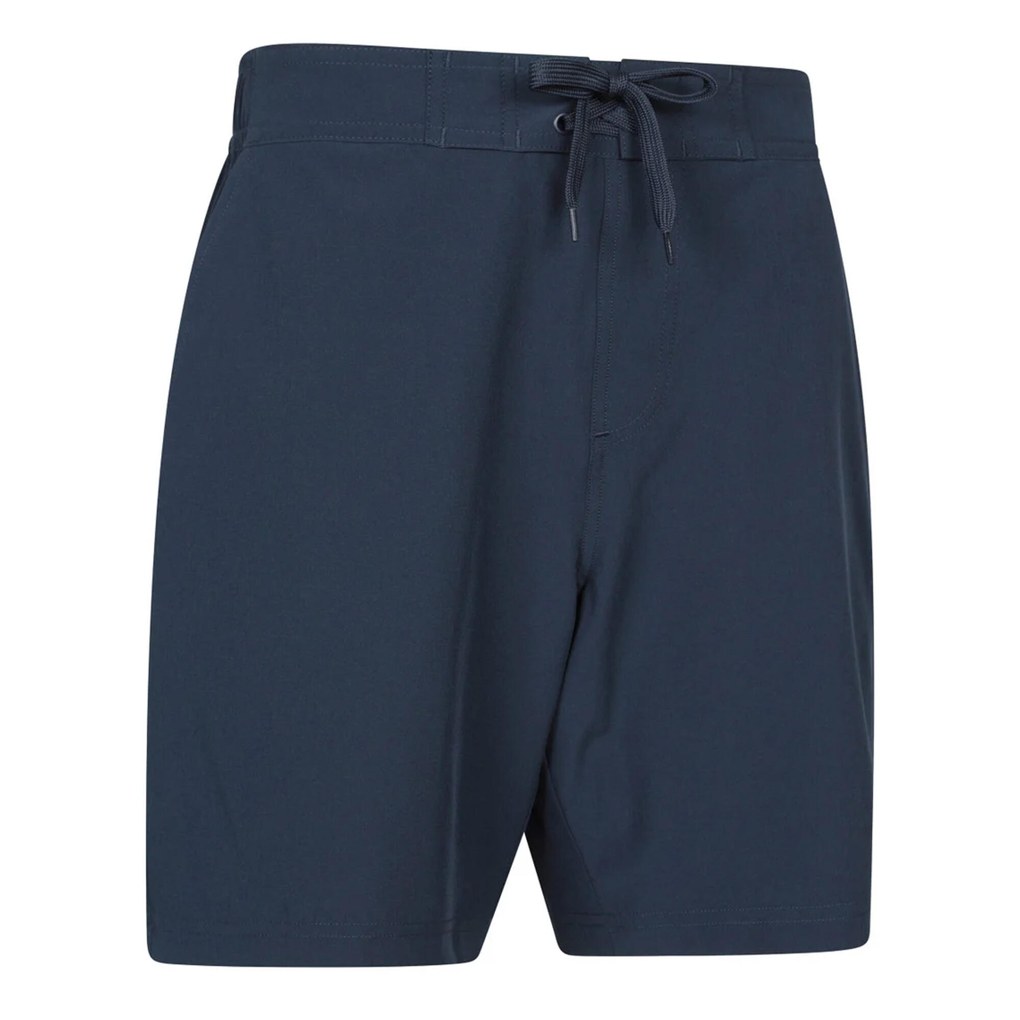 Boardshorts Lang für Damen Dunkelblau 4/4