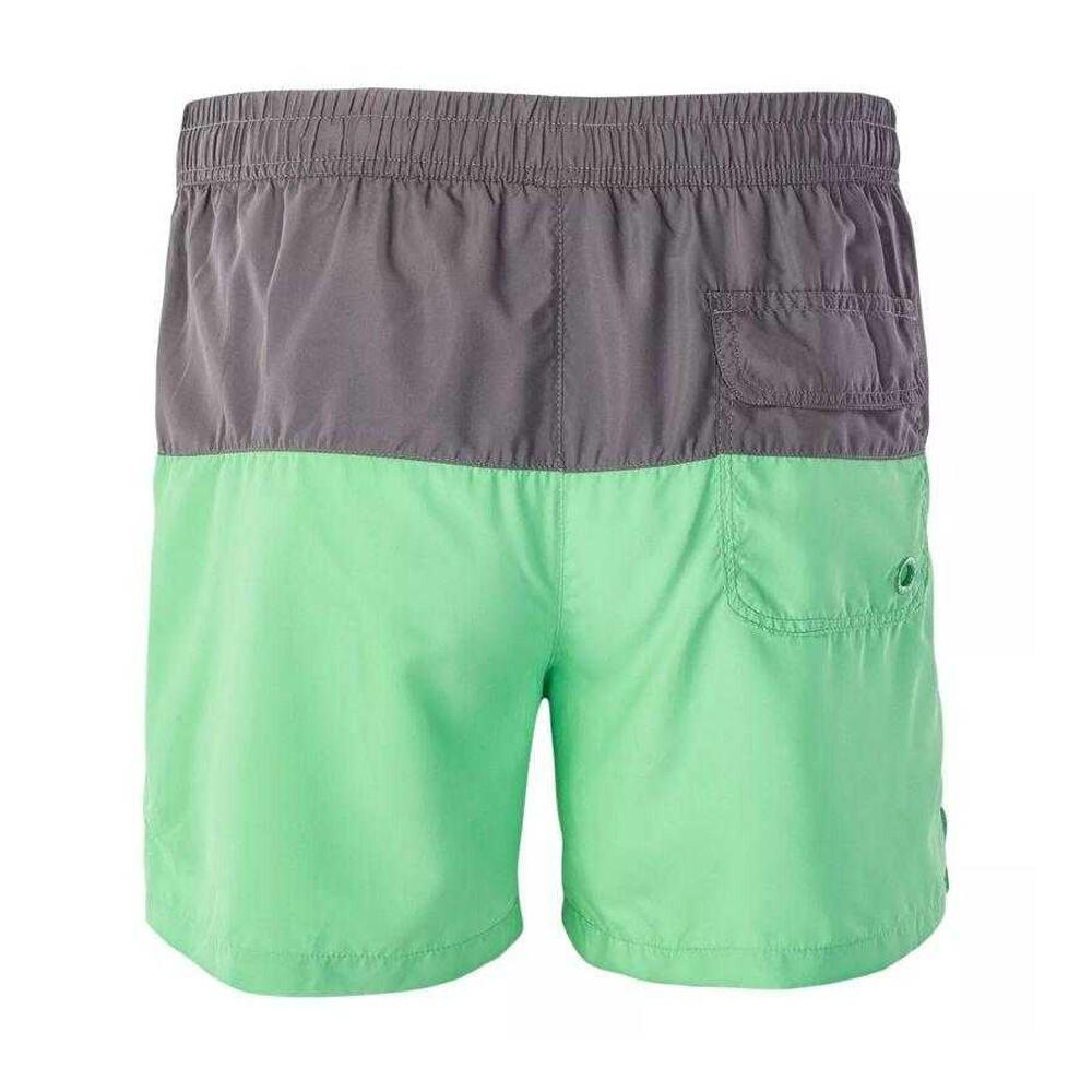 Short De Bain Motif/style Blocs De Couleurs KADEN Homme (Vert / Gris) 3/5