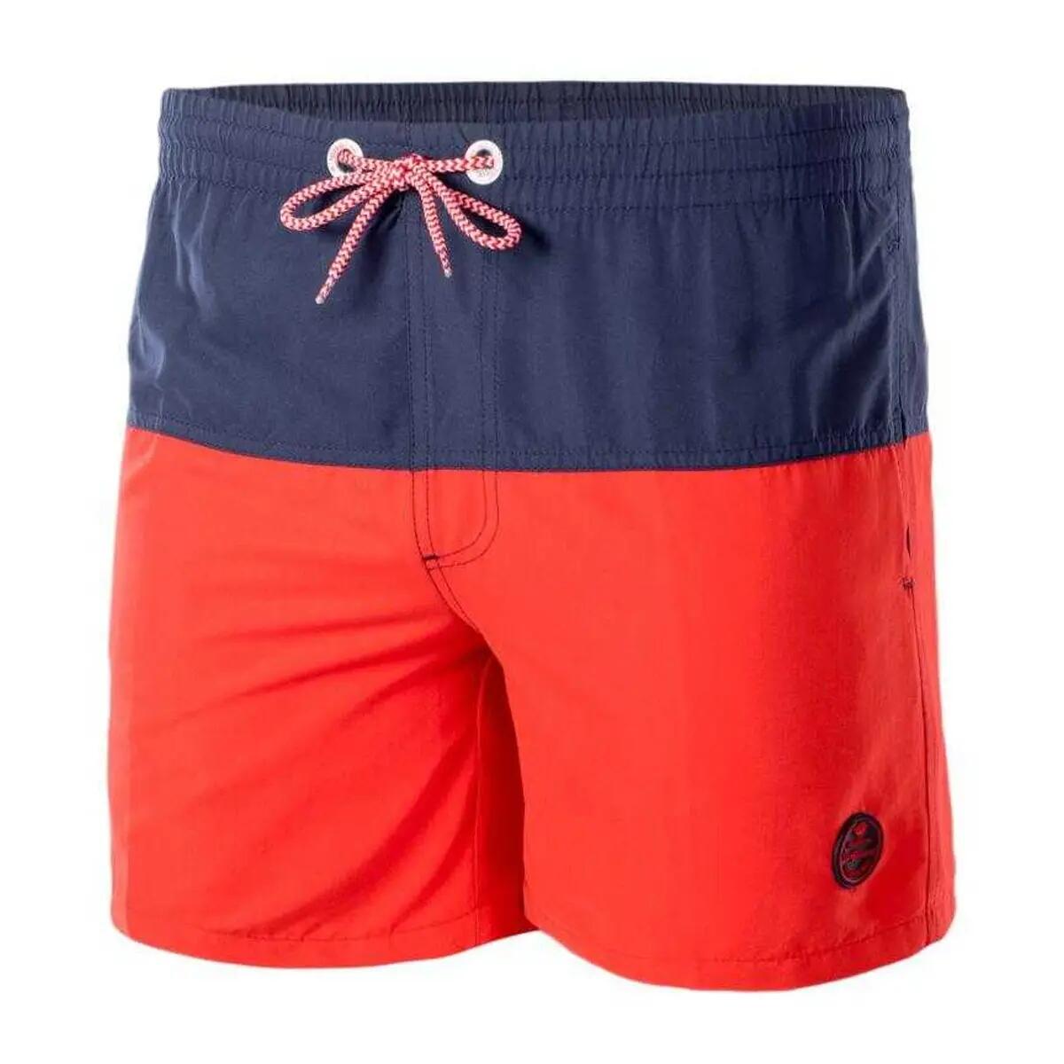 Short De Bain DRAKON Homme (Rouge / Bleu Marine Foncé) 2/5