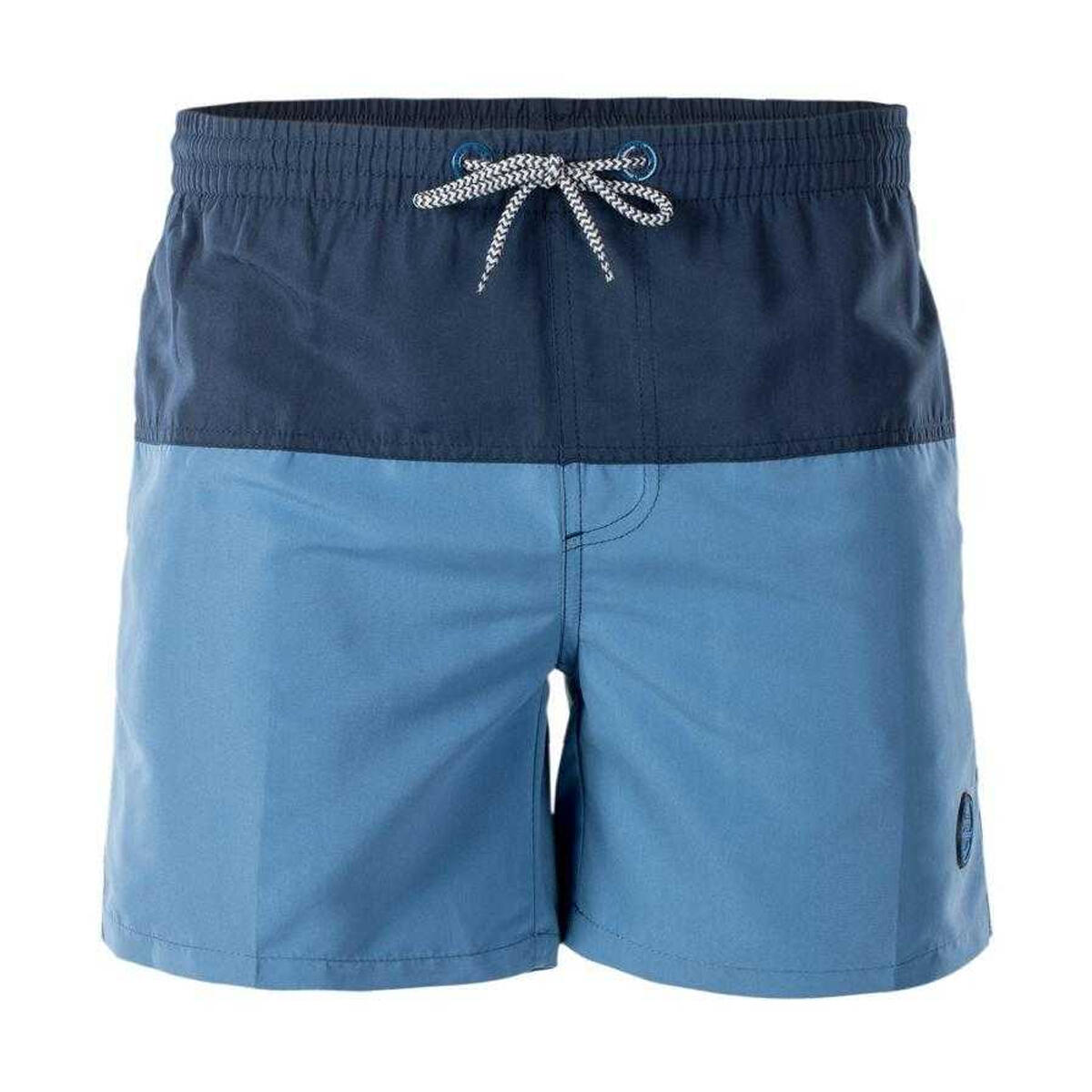 Short De Bain DRAKON Homme (Bleu Marine Foncé / Bleu) 2/5