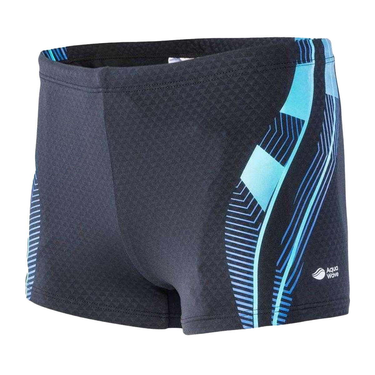 Short De Bain CARBO Homme (Noir / Bleu) 4/4
