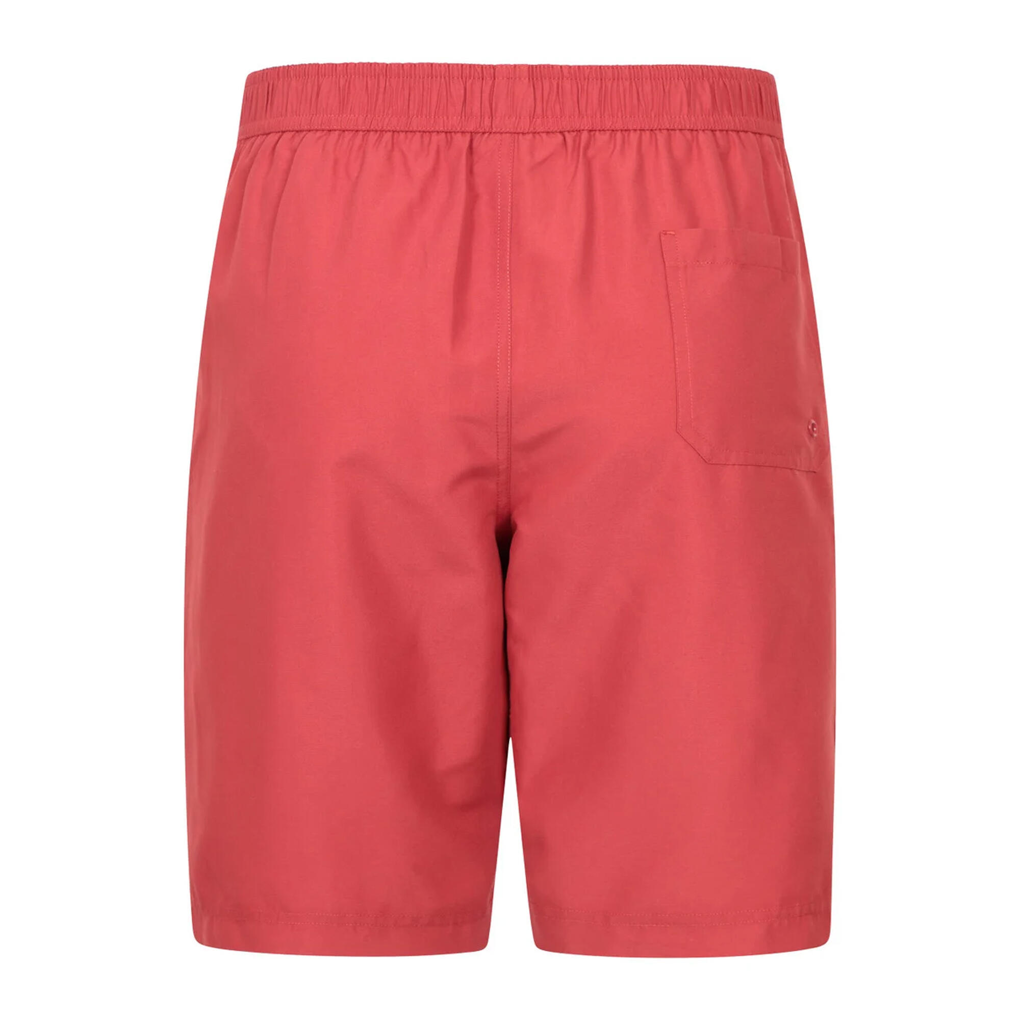 Costume Da Bagno A Pantaloncino Donna Mountain Warehouse Ocean Borgogna 3/4