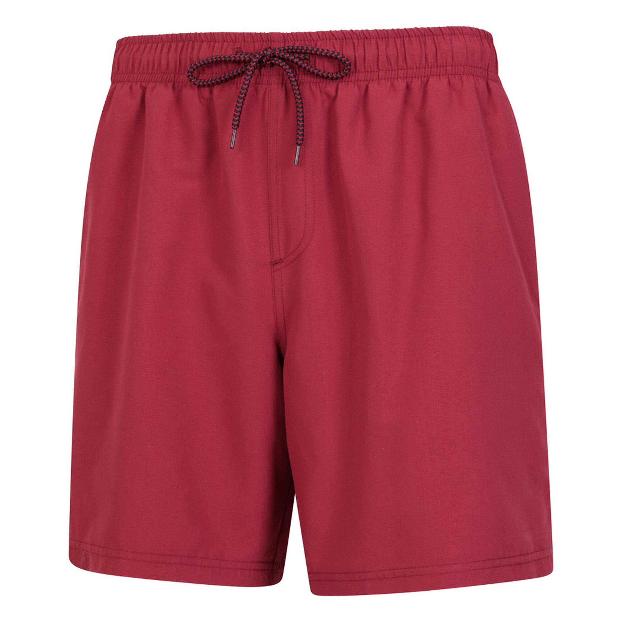 Mens Aruba Swim Shorts (Dark Burgundy) 3/3