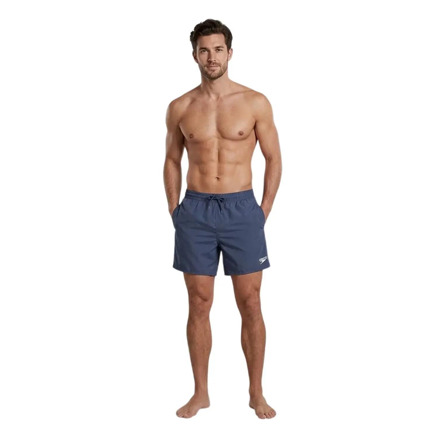 Mens Essential Swim Shorts (Lead Grey) 3/6