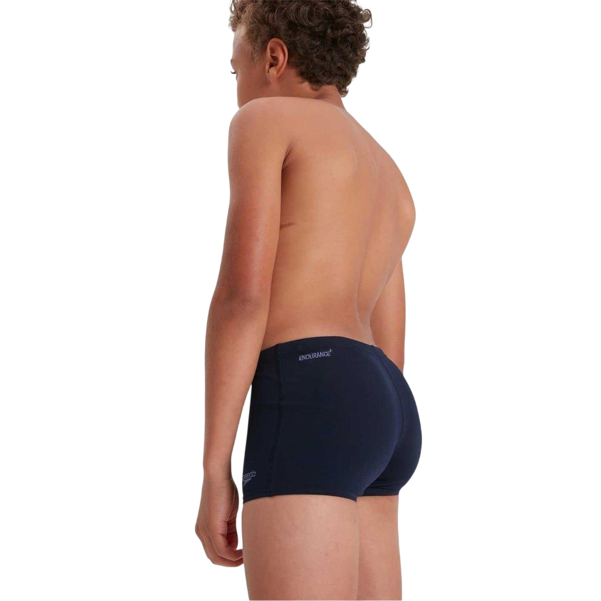 Short De Bain Uni ECO Garçon (Bleu Marine) 2/6