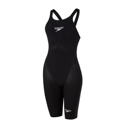 Maillot De Bain Shorty Long Motif/style Texturé Femme (Noir)