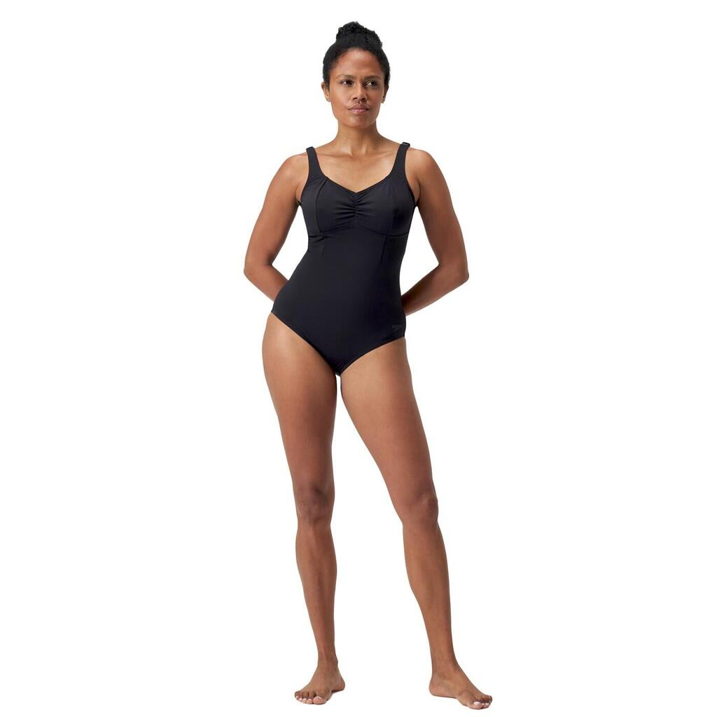 Womens/Ladies Shaping AquaNite One Piece Swimsuit (Black)