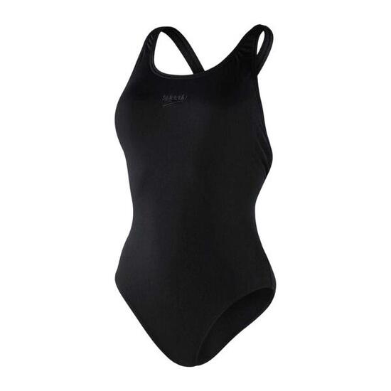 Maillot De Bain Uni 1 Pièce ECO Femme (Noir)