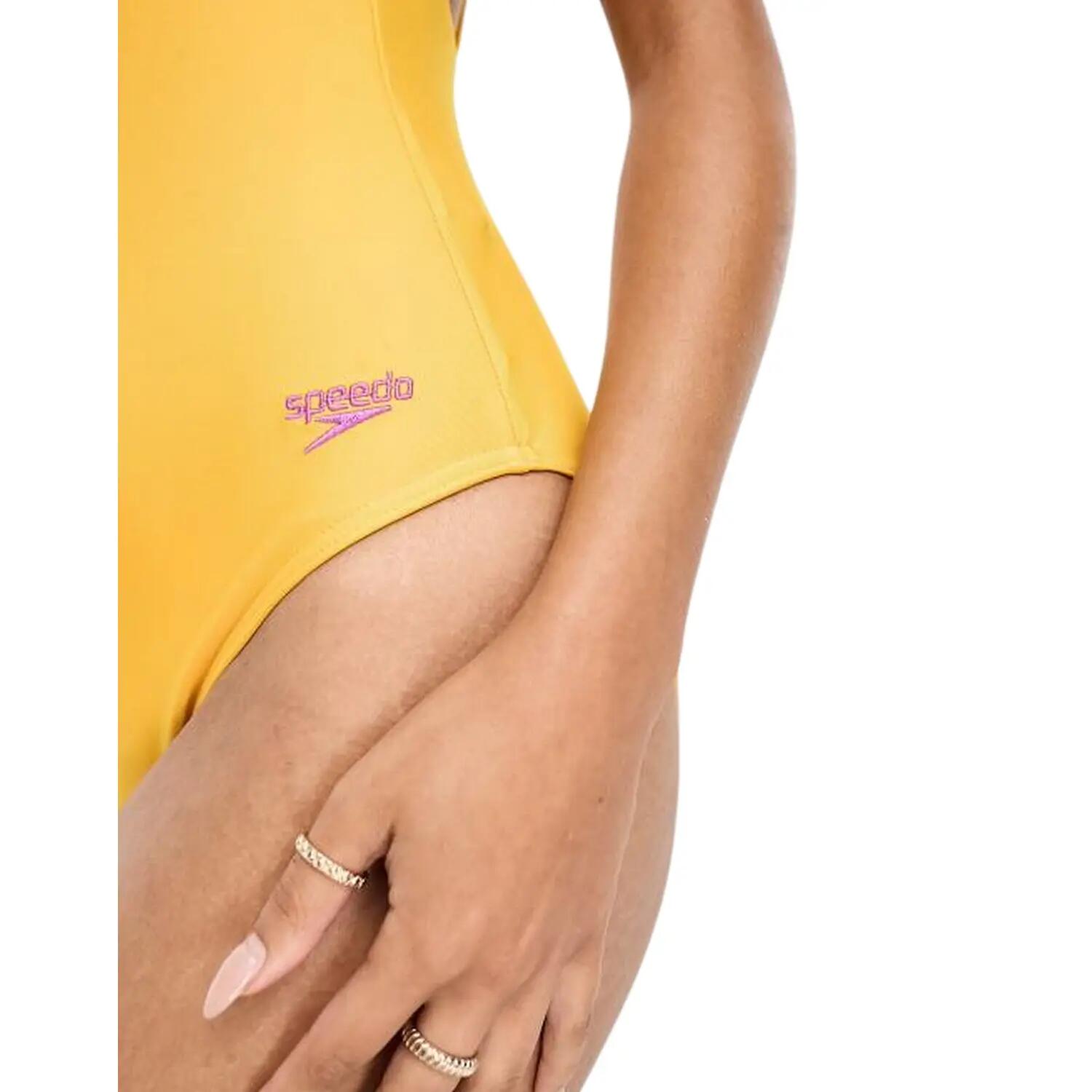 Badeanzug für Damen Gelb 3/6