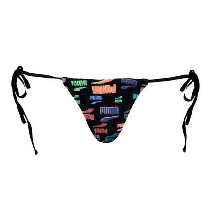 Bas De Maillot De Bain Motif/style Logo TANGA Femme (Noir)