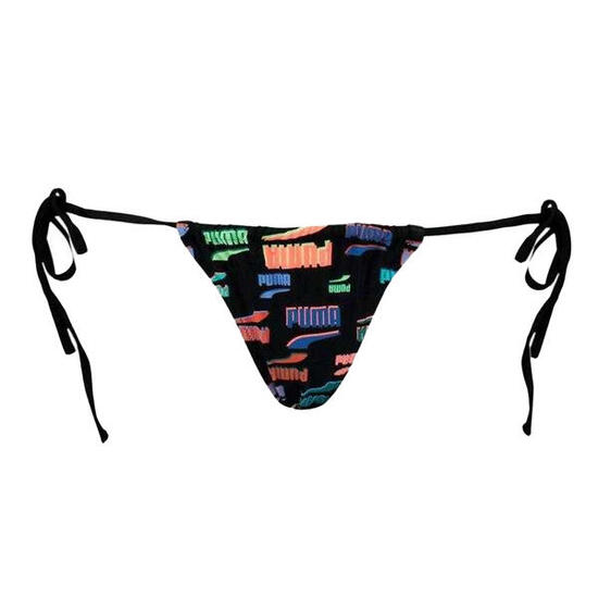 Bas De Maillot De Bain Motif/style Logo TANGA Femme (Noir)