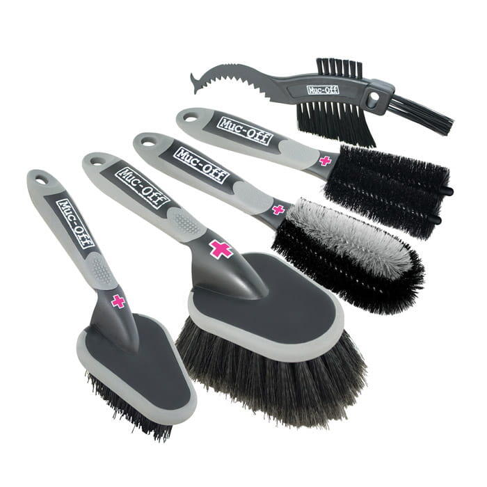 MUC-OFF Muc-Off Premium Bicycle Cleaning Brush Kit - 5 x Brushes