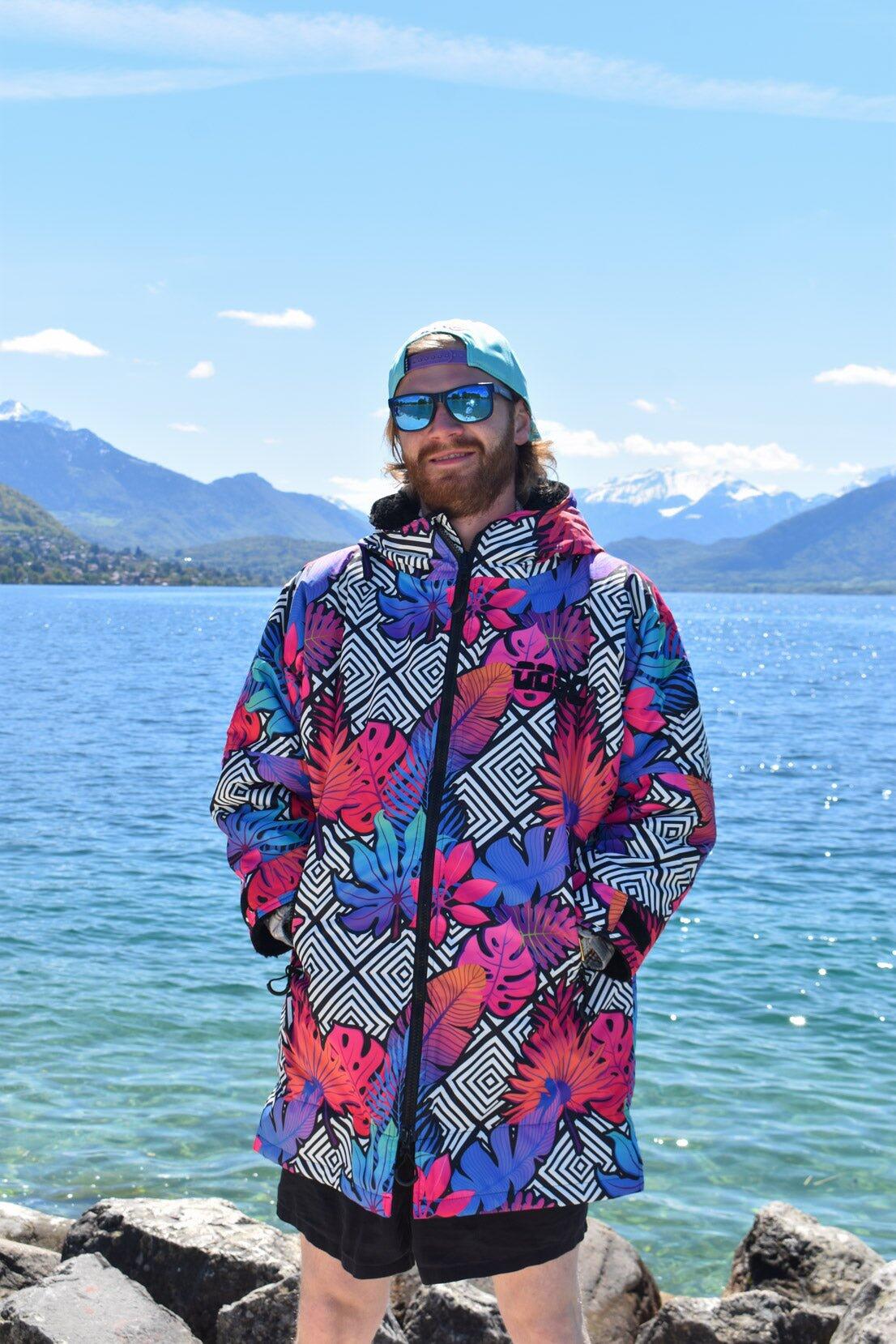 Herren Umziehponcho Sherpa-Futter B.I.G. P.O.P.P.A. 2/7