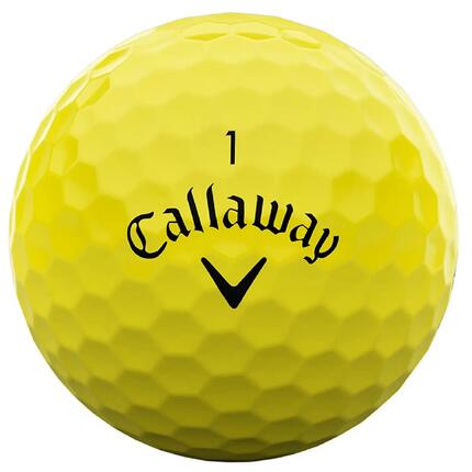 Lot De 12 Balles De Golf (Jaune) Taille unique