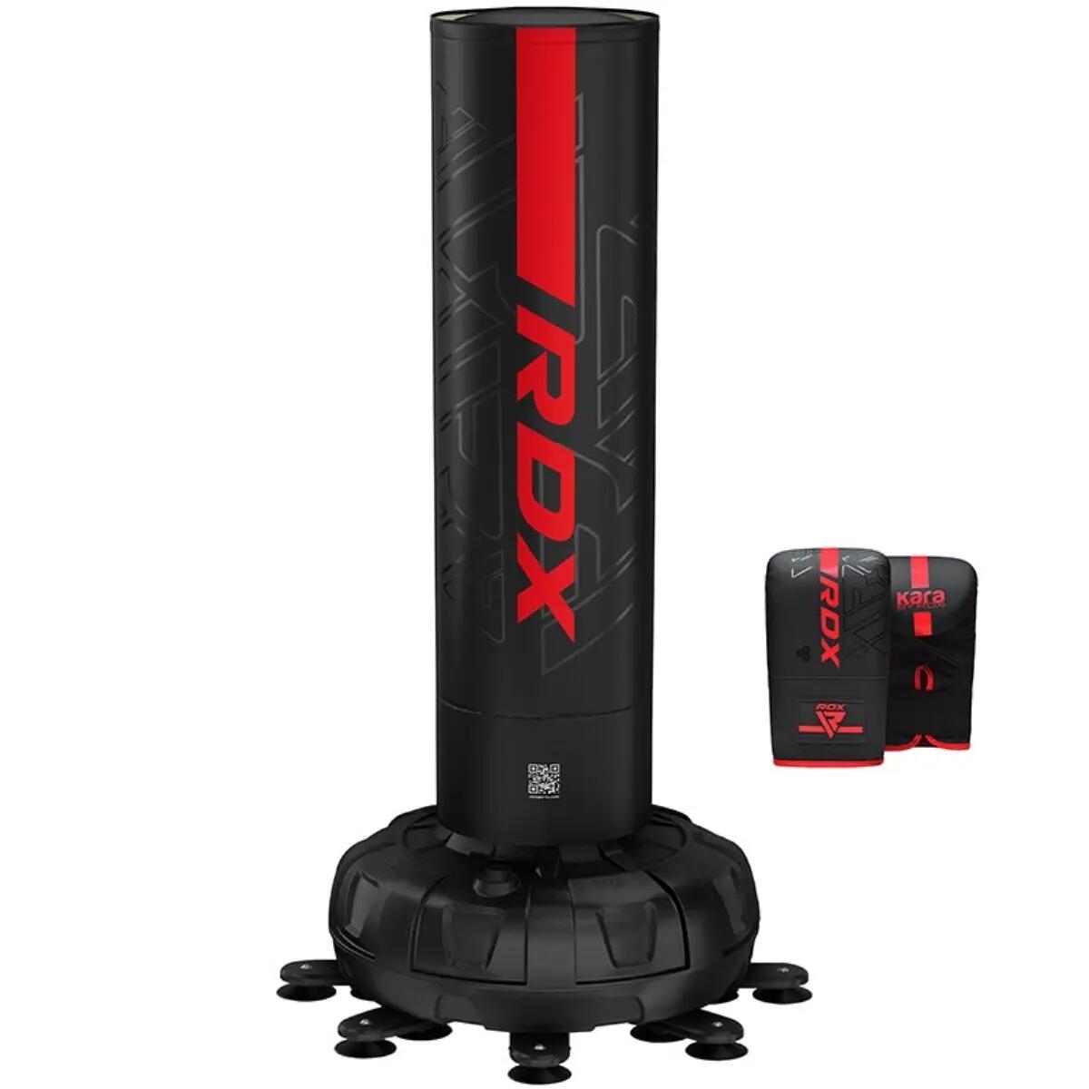 Sacco boxe autoportante F6 + guanti – Rosso 9/11