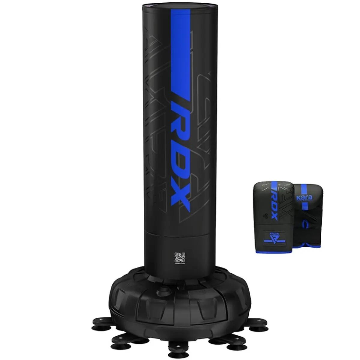 Free standing punching bag F6 + gloves – Blue 9/12