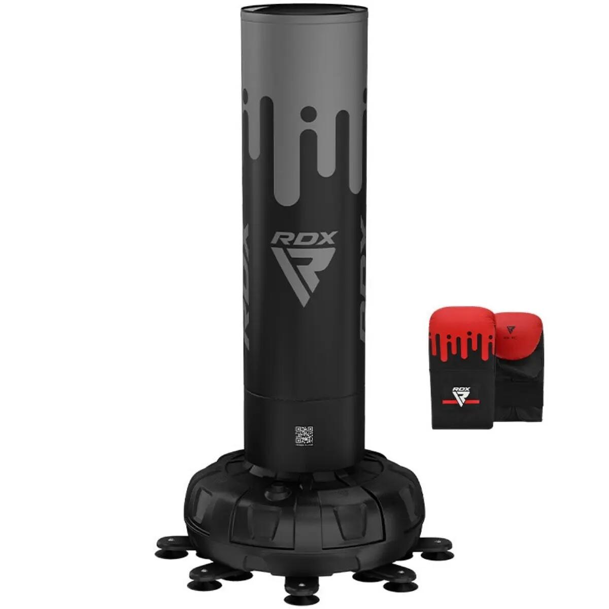 Sacco boxe autoportante F9 + guanti – Grigio 9/12