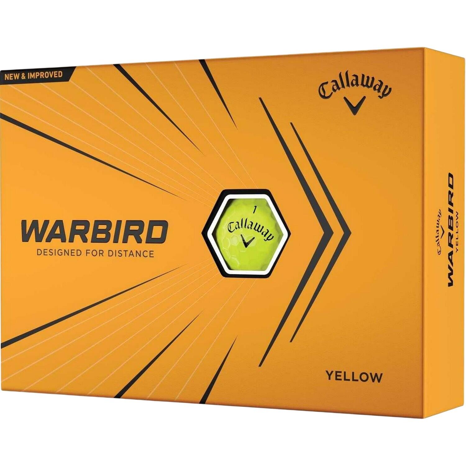 Lot De 12 Balles De Golf (Jaune) Taille unique 3/4