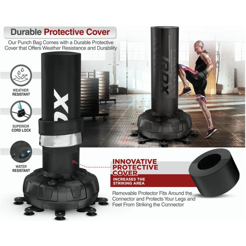Set sac box autoportant RDX F6 6FT Kara cu mănuși incluse, roz