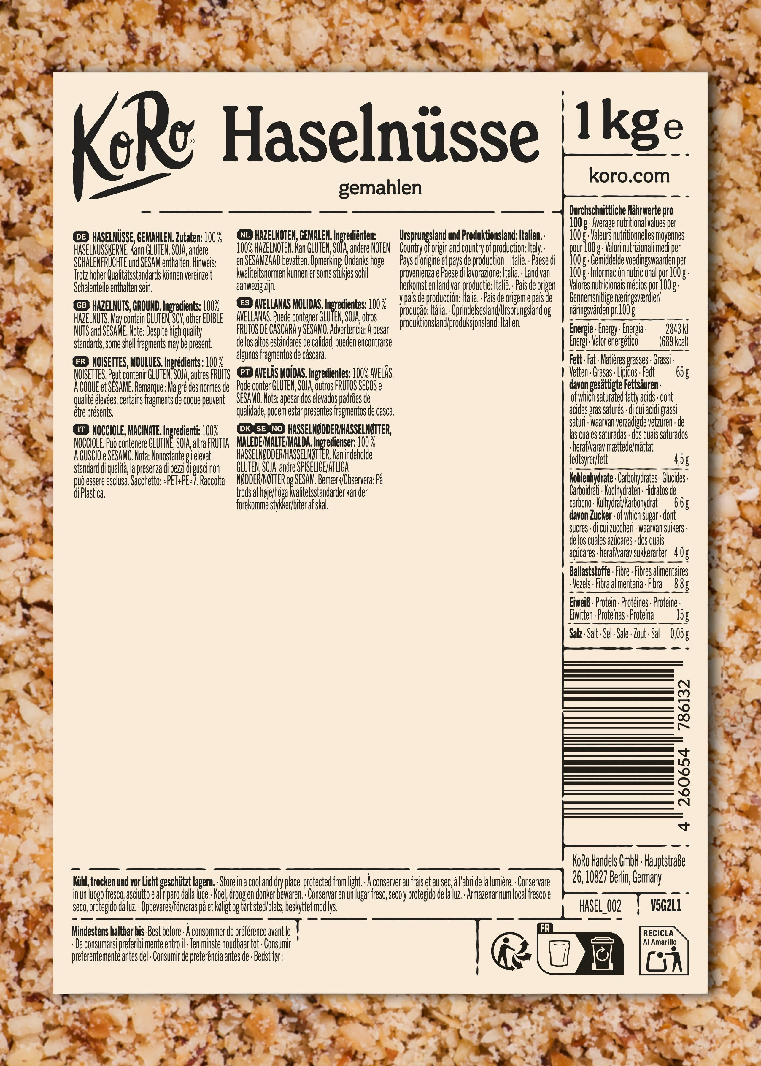 Nocciole macinate | 1 kg 6/6