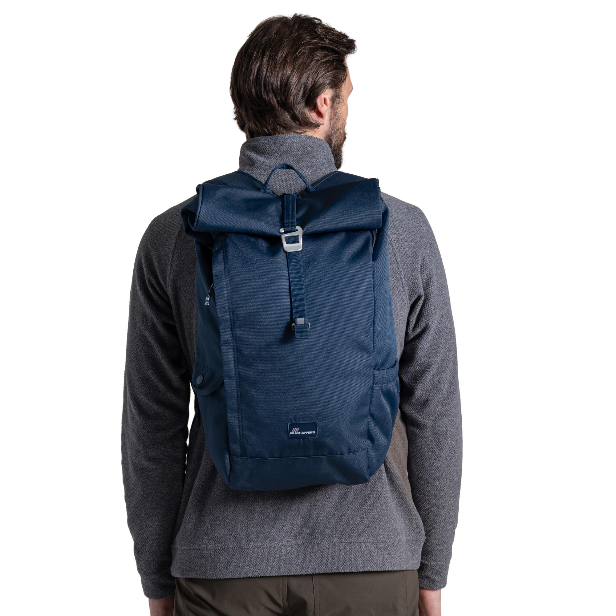 Parte Superiore Arrotolata 20L Zaino Craghoppers Classic Kiwi II Pietra Blu 2/5
