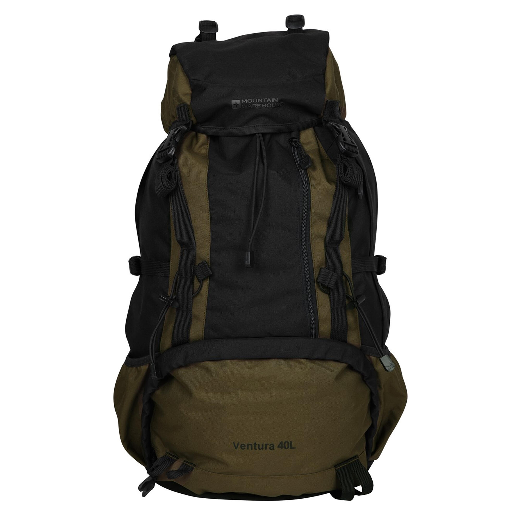 Rucksack "Ventura", 40L Damen und Herren Khakigrün 3/5