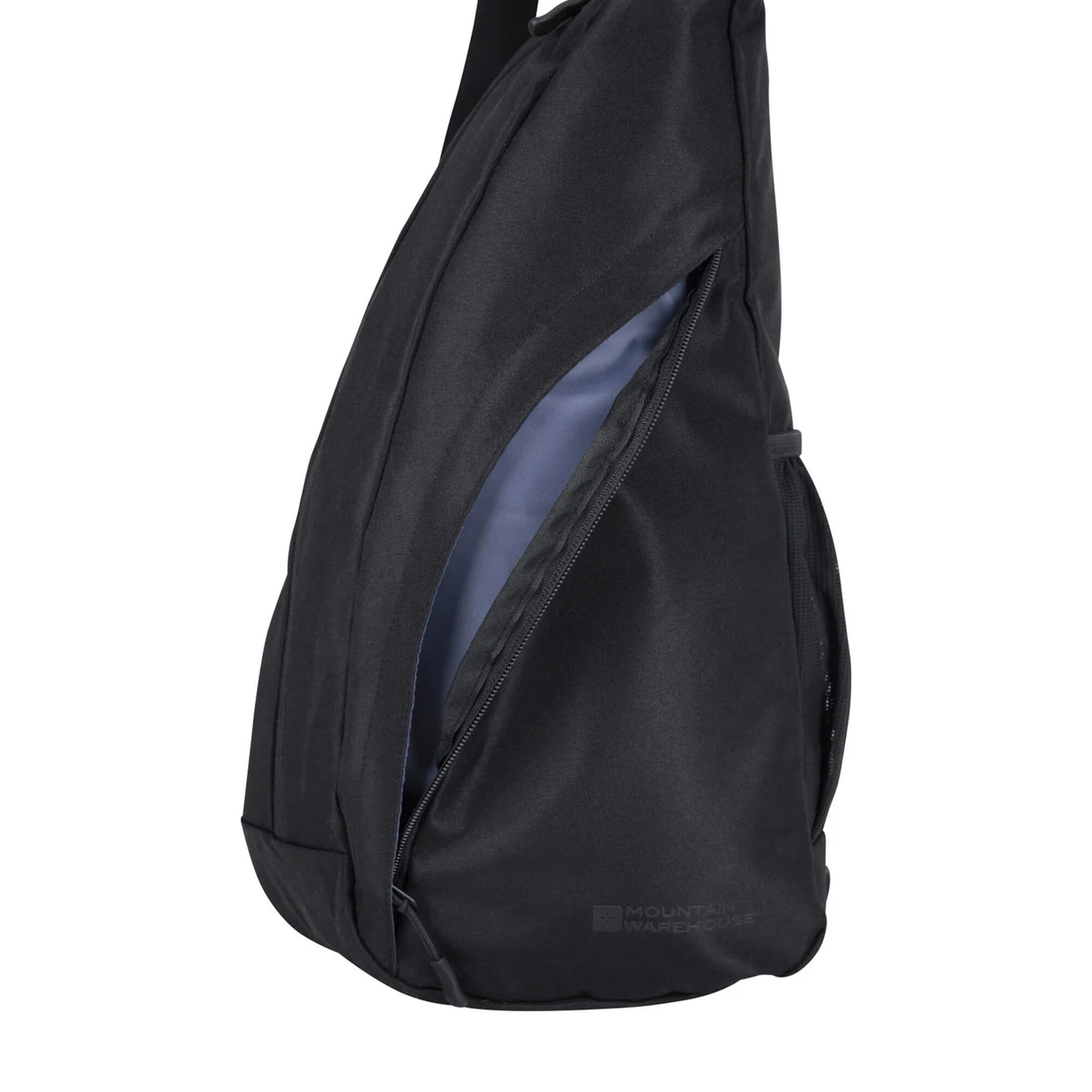 8L Zaino A Tracolla Mountain Warehouse Classic Nero 3/4