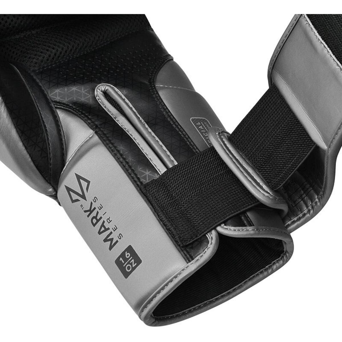 Guantoni Boxe RDX Mark Pro Sparring Tri Lira 2 Argento-14OZ 9/11
