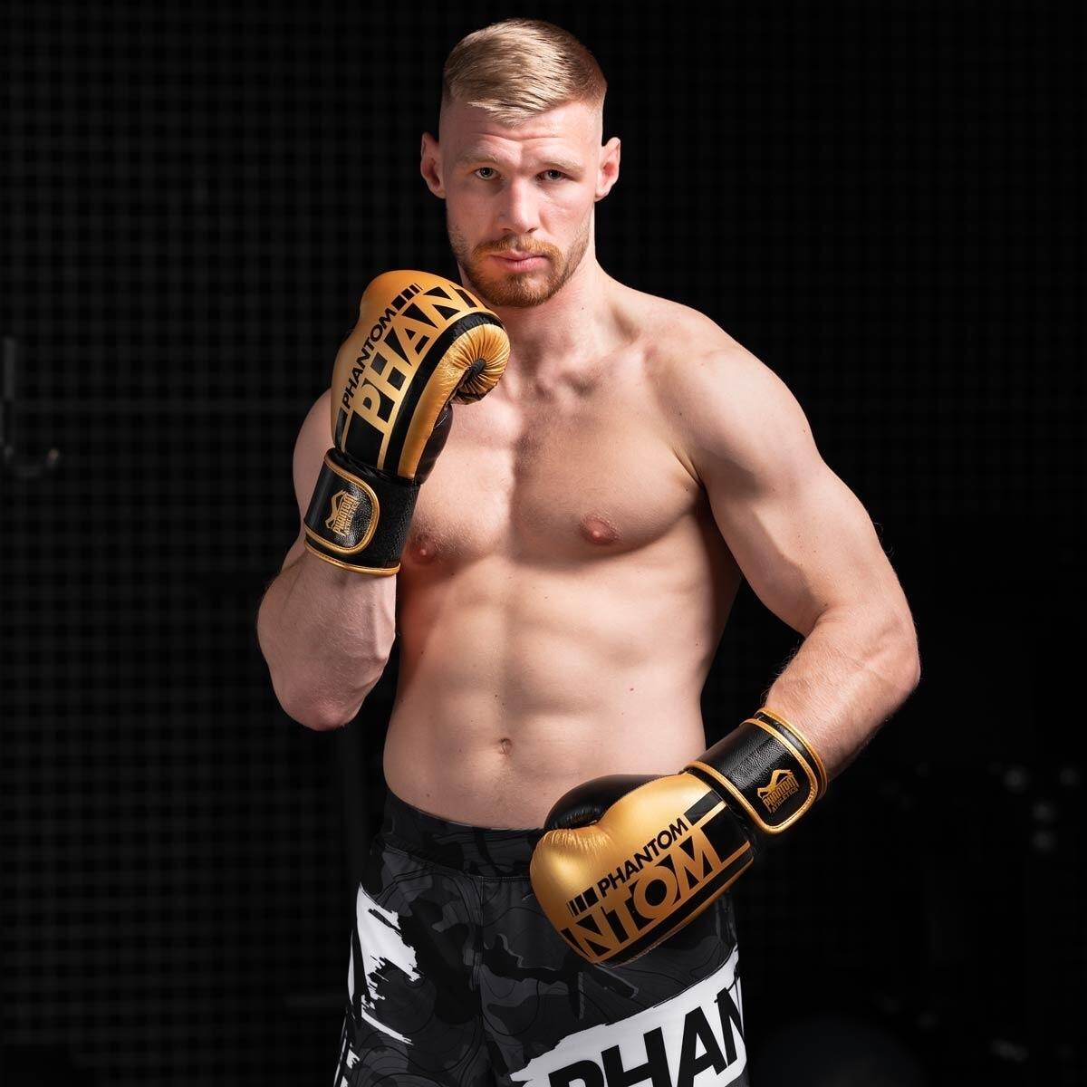 Boxhandschuhe Phantom APEX Speed – Gold – 14 oz 8/12