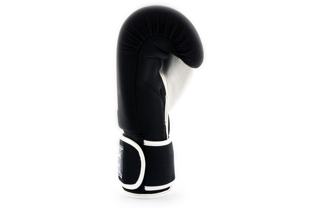 UFC PRO Washable Boxing Gloves – Black/White – L 9/15