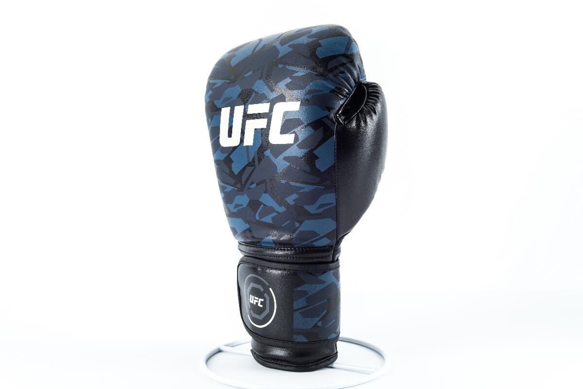 UFC Octagon Camo Boxhandschuhe – Blau Camo – 10OZ 9/15