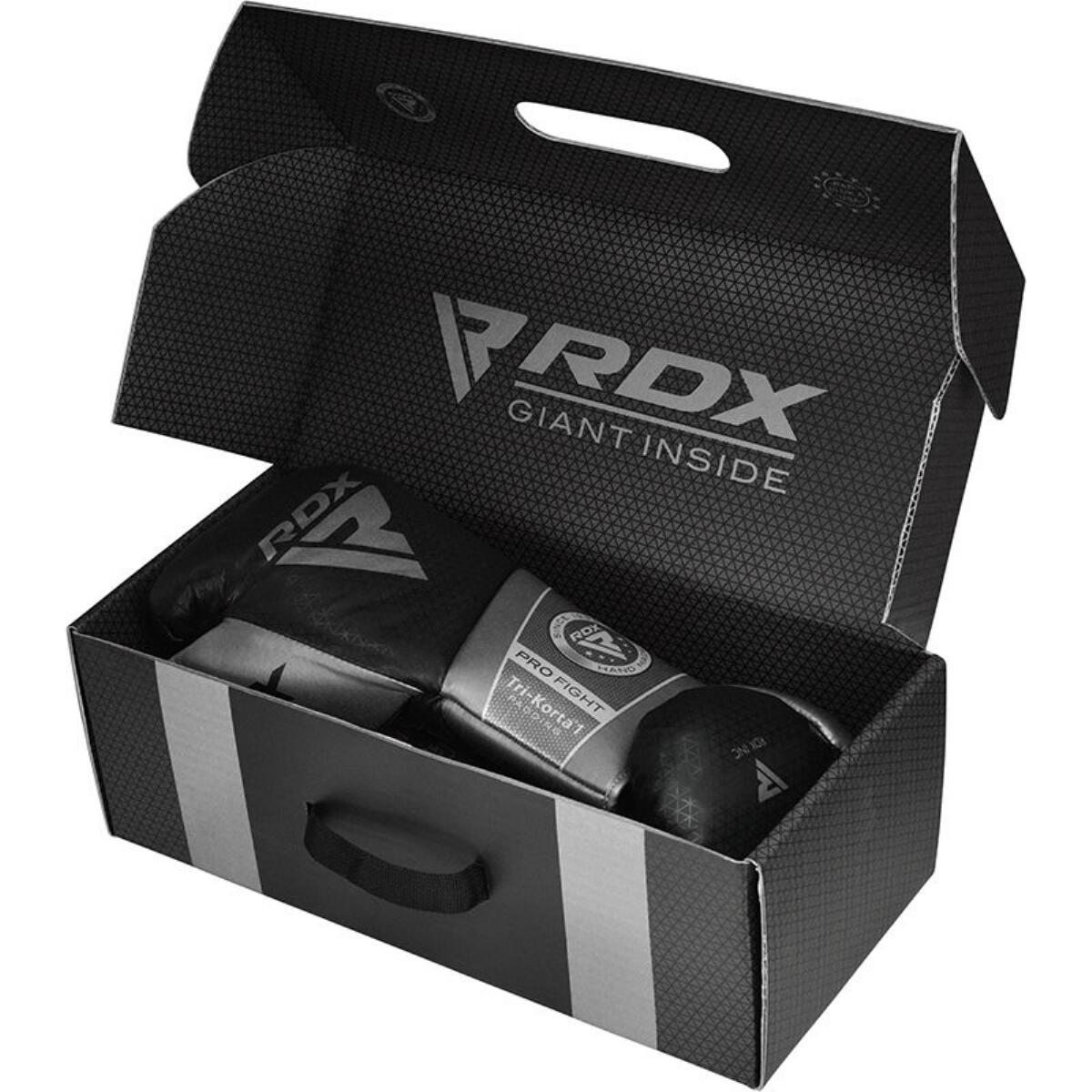 Boxhandschuhe RDX K1 Mark Pro Schwarz Silber 10oz 9/10