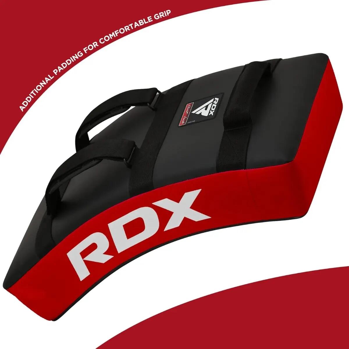 Bouclier de Frappe Incurvé RDX Gel T1 Noir/Rouge 8/9