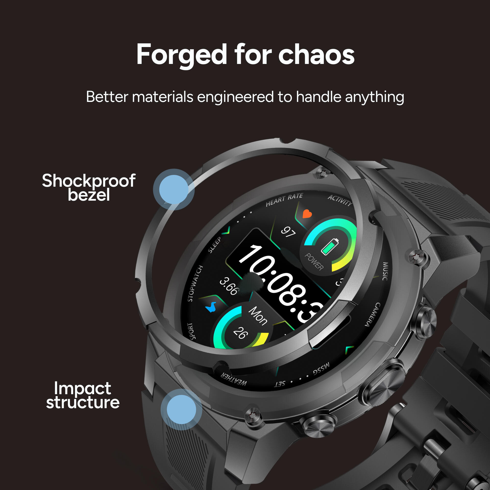 KSIX Explorer 2 Smartwatch mit Dualband-GPS 9/10