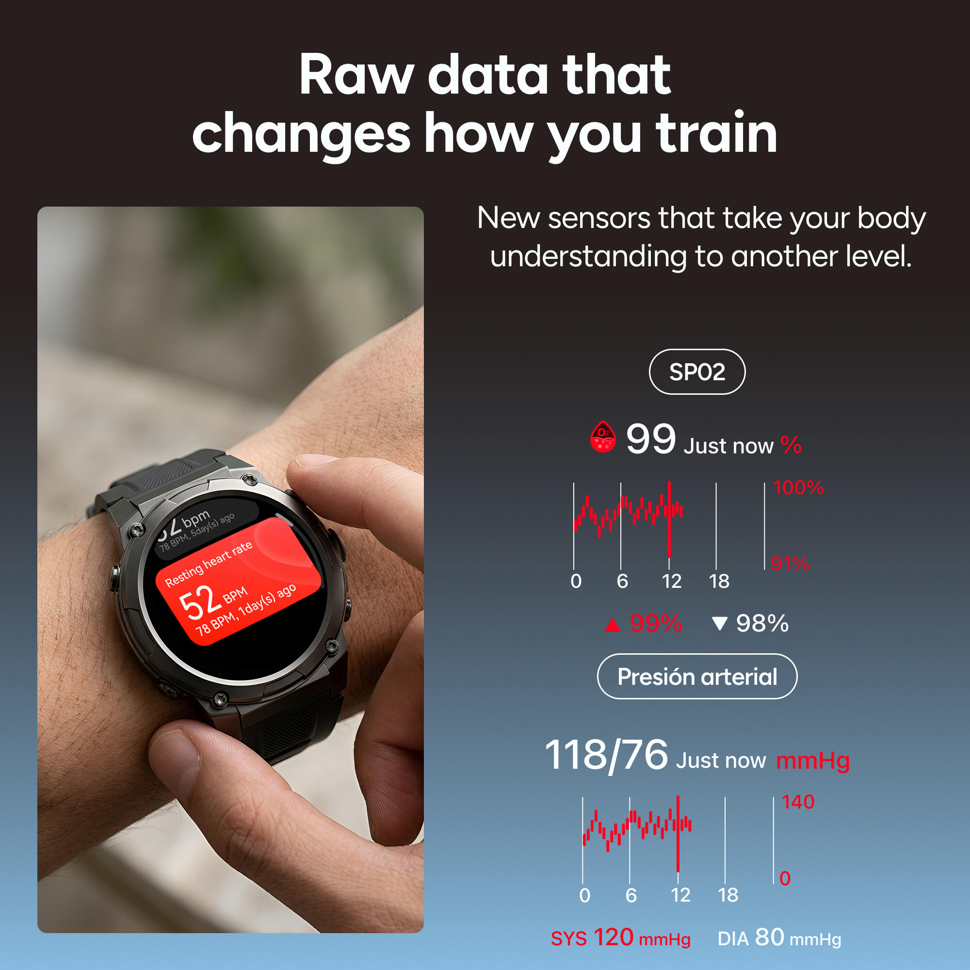 KSIX Explorer 2 Smartwatch mit Dualband-GPS 6/10
