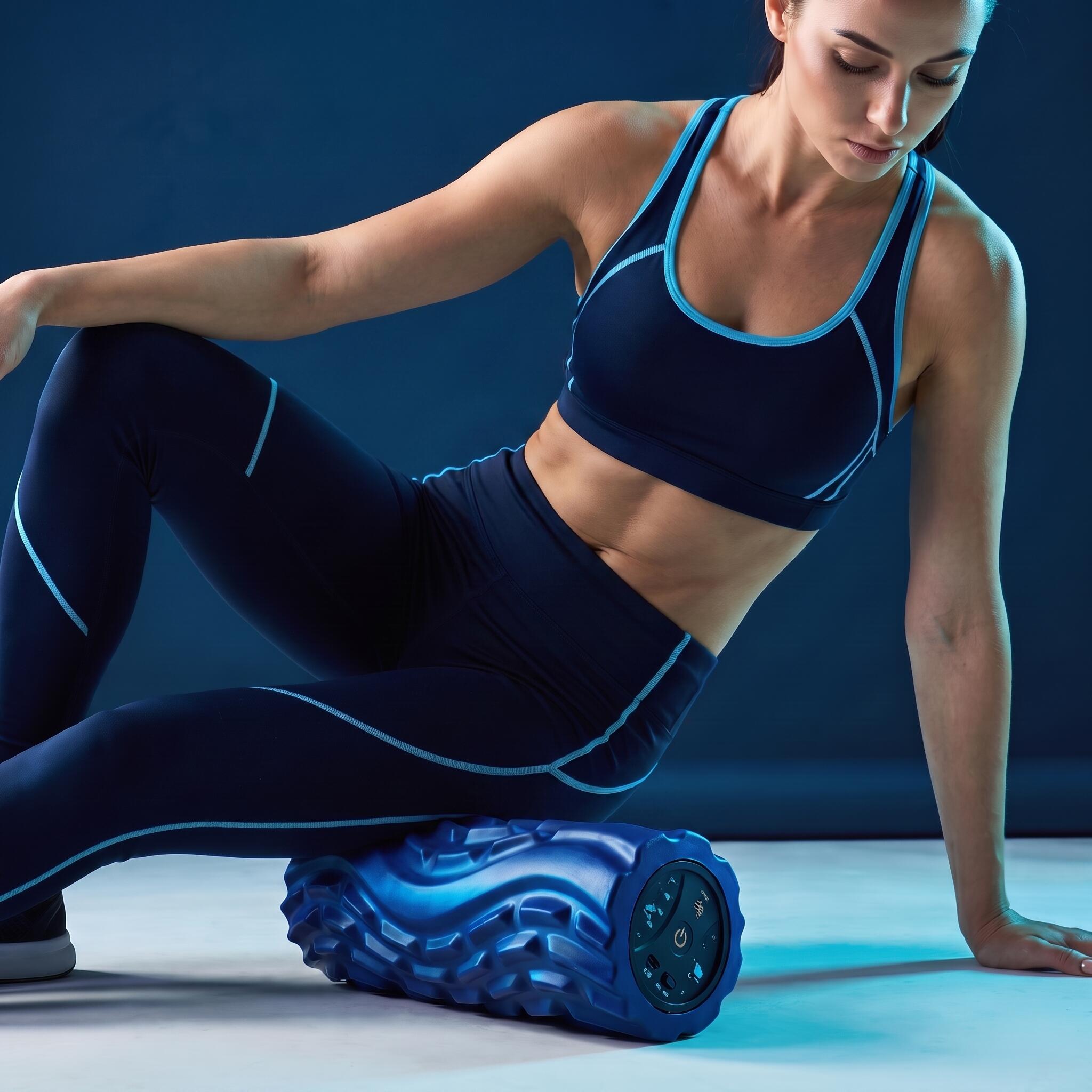 Vibrerende Foam Roller - voor Rug, Nek en Lichaam massage roller - Trigger point 5/6