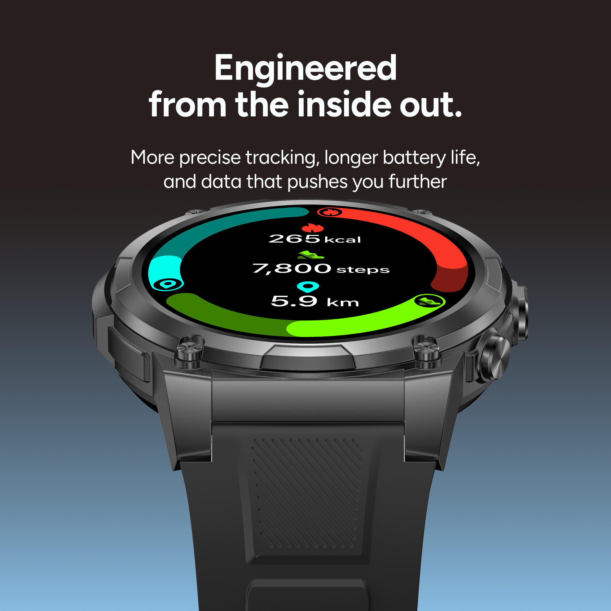 KSIX Explorer 2 Smartwatch mit Dualband-GPS 3/10