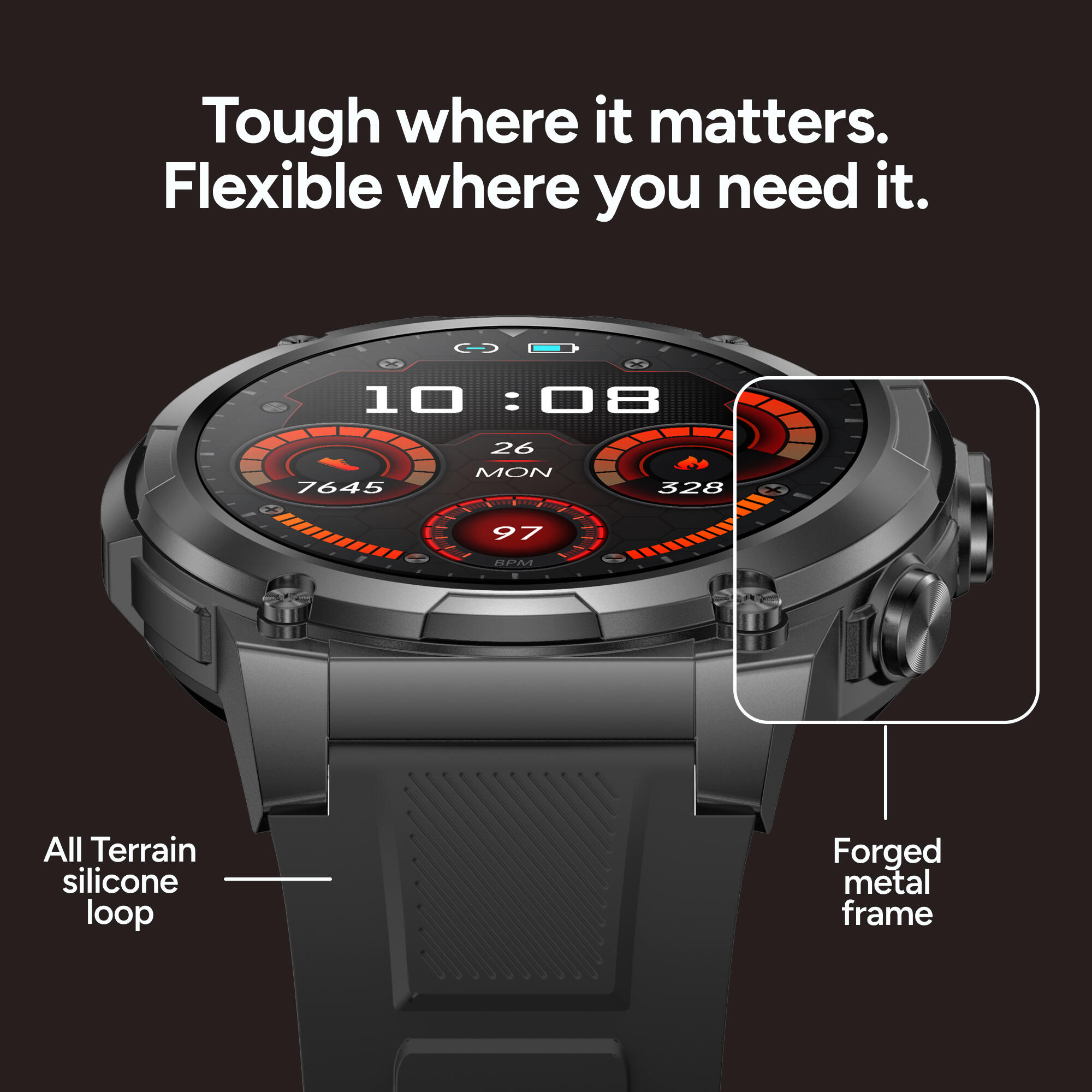 KSIX Explorer 2 Smartwatch mit Dualband-GPS 10/10