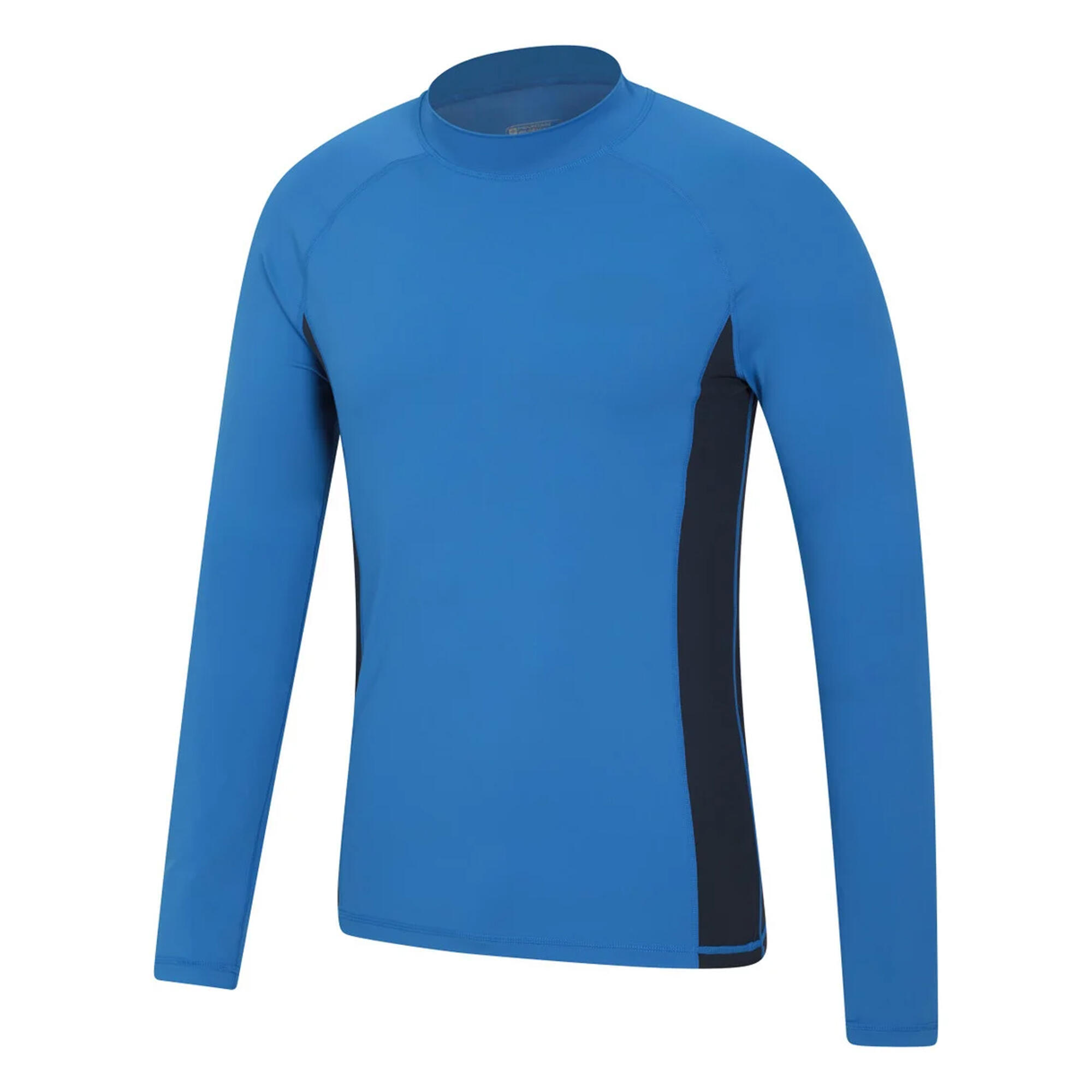 Guardia Raspa Manica Lunga Uomo Mountain Warehouse Blu Acceso 3/3